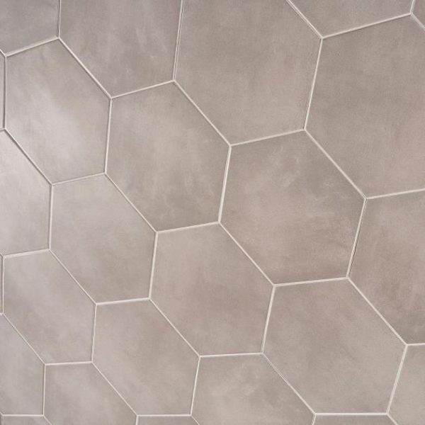 Wall Tiles | 1 sq. ft. HexArt Gris 8″ Hexagon Porcelain Matte Tile Gris 8 Bathroom Bathroom