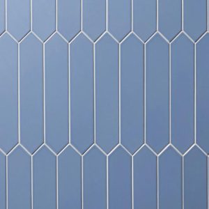 Wall Tiles | 1 sq. ft. Kent Marine Blue 3×12 Picket Polished Ceramic Wall Tile Marine Backsplash & Kitchen Backsplash & Kitchen