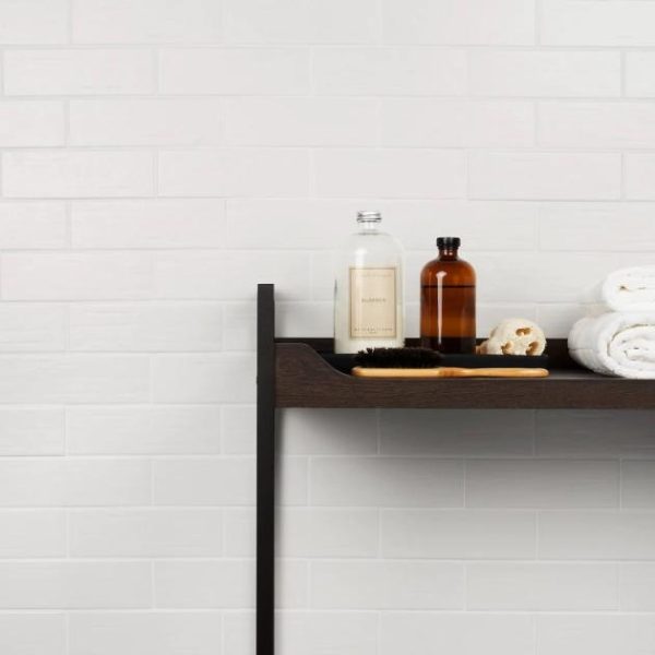 Wall Tiles | 1 sq. ft. Kiln White 3×9 Matte Porcelain Subway Tile Matte White Backsplash & Kitchen Backsplash & Kitchen