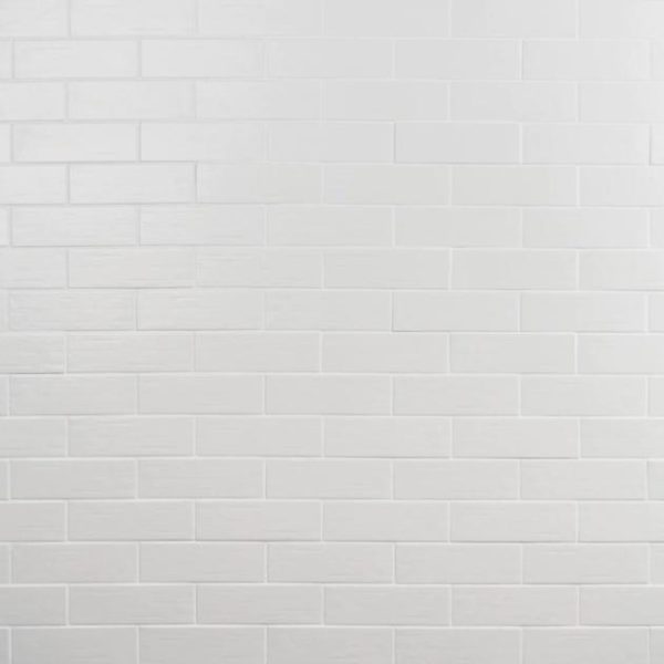 Wall Tiles | 1 sq. ft. Kiln White 3×9 Matte Porcelain Subway Tile Matte White Backsplash & Kitchen Backsplash & Kitchen