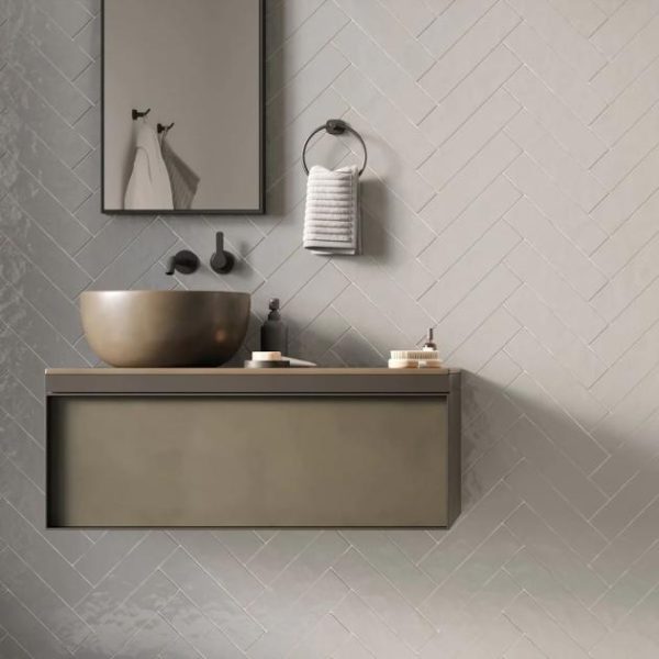 Wall Tiles | 1 sq. ft. Lancaster Dove Gray 3×12 Polished Ceramic Wall Tile Dove Backsplash & Kitchen Backsplash & Kitchen