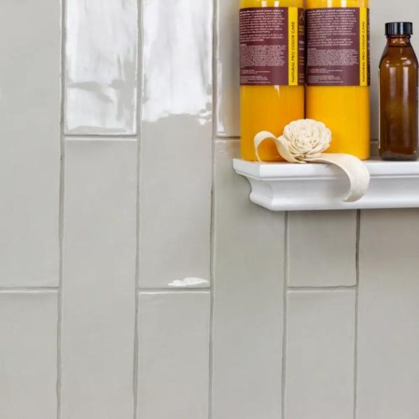 Wall Tiles | 1 sq. ft. Lancaster Dove Gray 3×12 Polished Ceramic Wall Tile Dove Backsplash & Kitchen Backsplash & Kitchen