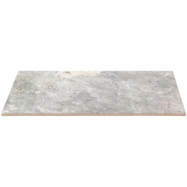 Wall Tiles | 1 sq. ft. Litchfield Silver 12×24 Porcelain Matte Tile Silver Bathroom Bathroom