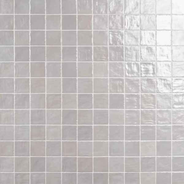 Wall Tiles | 1 sq. ft. Montauk Fog Gray 4×4 Mixed Finish Ceramic Tile Fog Gray Backsplash & Kitchen Backsplash & Kitchen