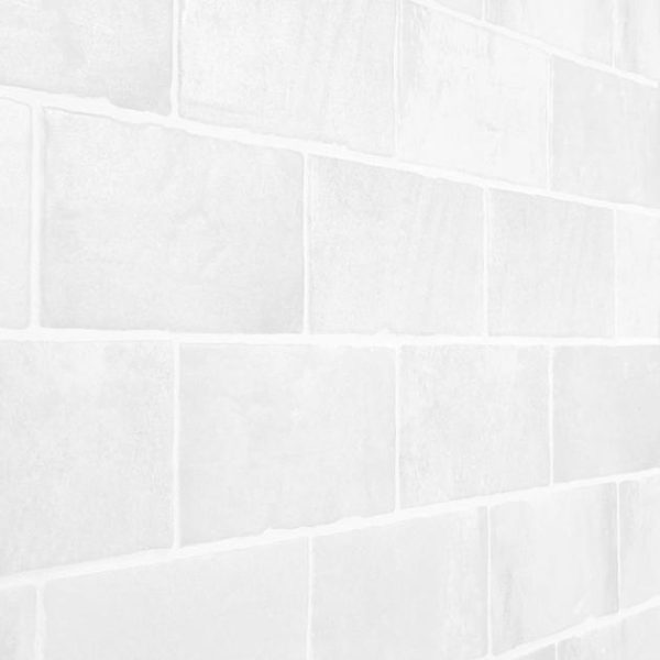 Wall Tiles | 1 sq. ft. Parma Brick White 4×8 Terracotta Look Matte Ceramic Tile White Matte Bathroom Bathroom