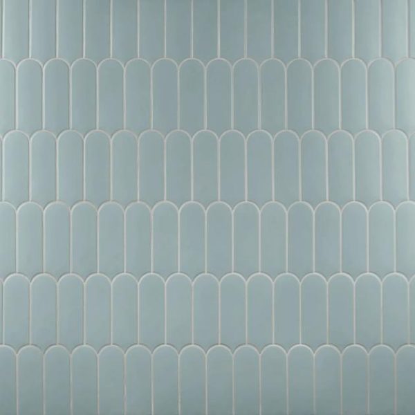 Wall Tiles | 1 sq. ft. Parry Marine Blue 3×8 Fishscale Matte Ceramic Wall Tile Marine Backsplash & Kitchen Backsplash & Kitchen