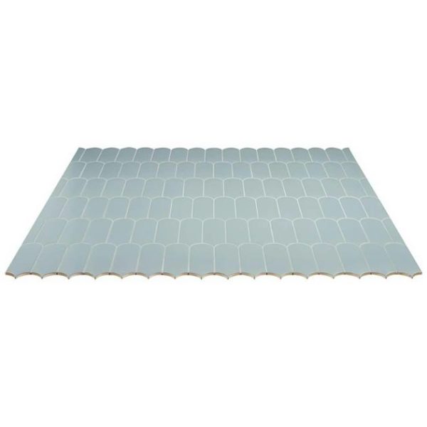 Wall Tiles | 1 sq. ft. Parry Marine Blue 3×8 Fishscale Matte Ceramic Wall Tile Marine Backsplash & Kitchen Backsplash & Kitchen