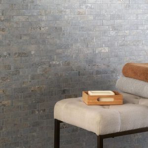 Wall Tiles | 1 sq. ft. Portrait Ocean Blue 1×3 Weave Matte Porcelain Mosaic Tile Ocean Backsplash & Kitchen Backsplash & Kitchen