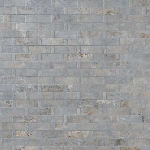 Wall Tiles | 1 sq. ft. Portrait Ocean Blue 1×3 Weave Matte Porcelain Mosaic Tile Ocean Backsplash & Kitchen Backsplash & Kitchen