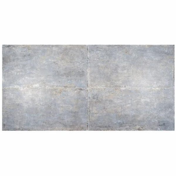 Wall Tiles | 1 sq. ft. Portrait Ocean Blue 24×48 Matte Porcelain Tile Ocean Bathroom Bathroom