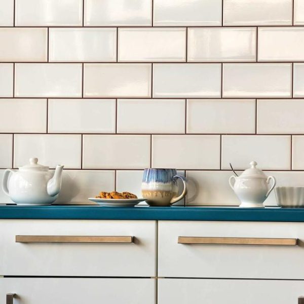 Wall Tiles | 1 sq. ft. Vector Hueso White 4×8 Polished Ceramic Wall Tile Hueso 4X8 Backsplash & Kitchen Backsplash & Kitchen