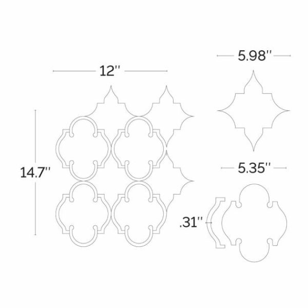 White Thassos | 1 sq. ft. Highland Marrakesh White Thassos Marble With Pearl Shell Polished Mosaic Tile White Thassos W Shell Stone White Thassos