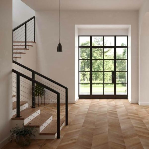 Wood Look | 1 sq. ft. Stacy Garcia Fleetwood Chevron Bear Rigid Core Click 12×48 Luxury Vinyl Plank Flooring Bear Vinyl Floors Bear