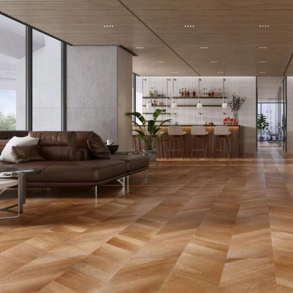 Wood Look | 1 sq. ft. Stacy Garcia Fleetwood Chevron Bear Rigid Core Click 12×48 Luxury Vinyl Plank Flooring Bear Vinyl Floors Bear