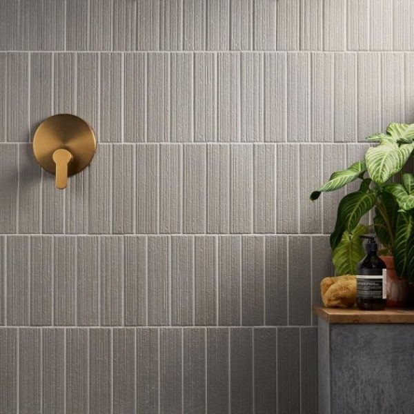 Bathroom | 1 sq. ft. Charlotte Sage Green 3×10 Textured Matte Ceramic Subway Tile Green Bathroom Bathroom