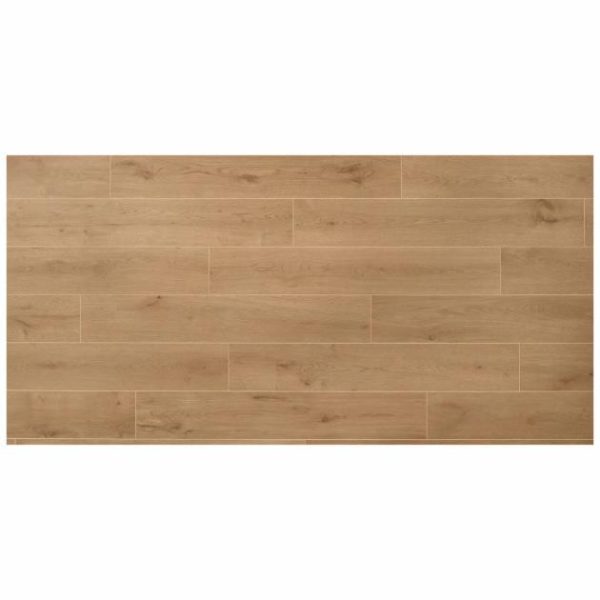 Commercial Floor | 1 sq. ft. Oaktree Natural Copper Brown 8×48 Wood Look Matte Porcelain Tile Copper Brown Bathroom Bathroom