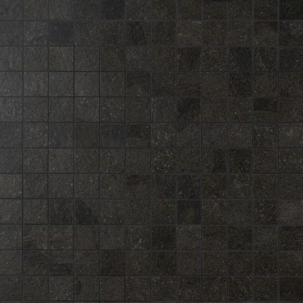 Outdoor & Pavers | 1 sq. ft. Acadia Charcoal Black 2×2 Limestone Look Matte Porcelain Mosaic Tile Charcoal Black Bathroom Bathroom