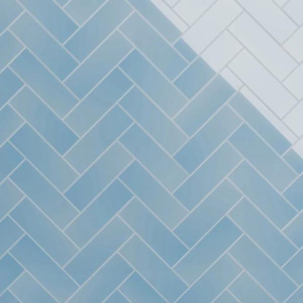 Outdoor & Pavers | 1 sq. ft. Loft Blue Gray 4×12 Polished Glass Subway Wall Tile Blue Gray Bathroom Bathroom