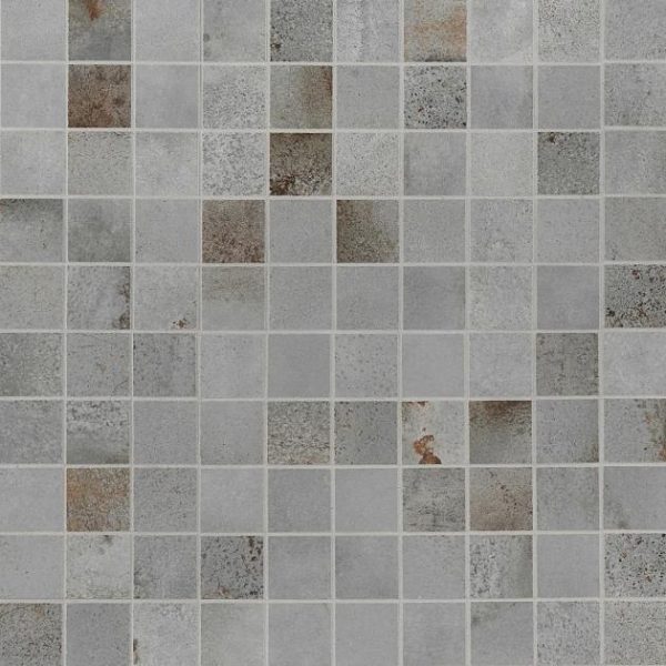 Pool Tiles | 1 sq. ft. Angela Harris Flatiron Gray 2×2 Matte Porcelain Mosaic Gray Bathroom Bathroom