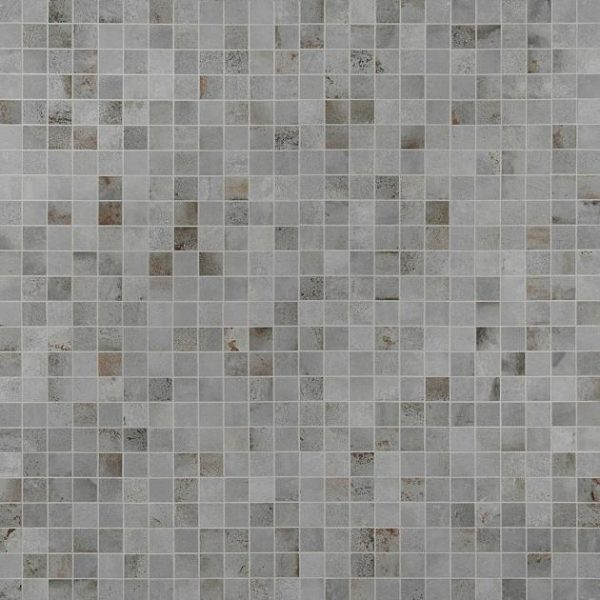 Pool Tiles | 1 sq. ft. Angela Harris Flatiron Gray 2×2 Matte Porcelain Mosaic Gray Bathroom Bathroom