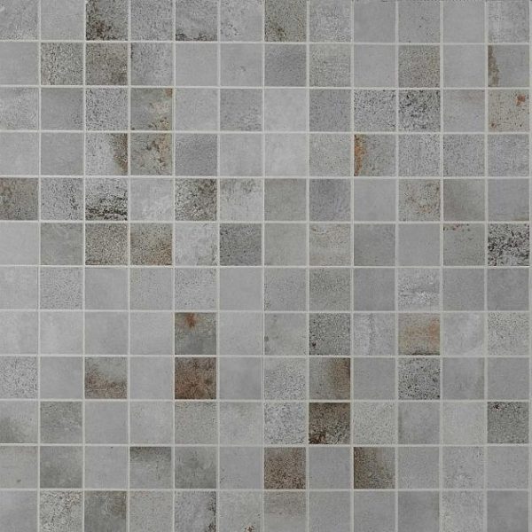 Pool Tiles | 1 sq. ft. Angela Harris Flatiron Gray 2×2 Matte Porcelain Mosaic Gray Bathroom Bathroom