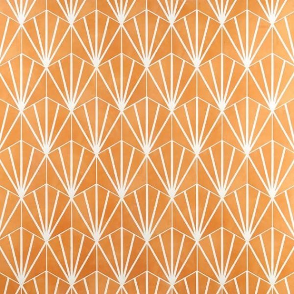 Shower | 1 sq. ft. HexArt Deco Orange 8″ Hexagon Matte Porcelain Tile Deco Orange 8 Bathroom Bathroom