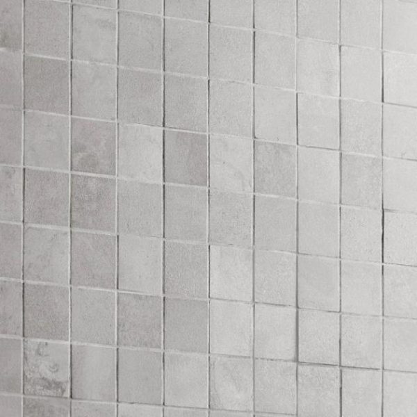 Bathroom | 1 sq. ft. Hewlett Metal Silver 2×2 Matte Porcelain Mosaic Tile Metal Silver Bathroom Bathroom