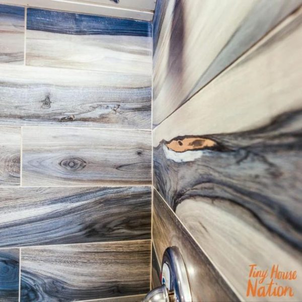 Outdoor & Pavers | 1 sq. ft. Brazilian Tiger Blue 8×48 Matte Porcelain Wood Look Tile Blue Matte Bathroom Bathroom