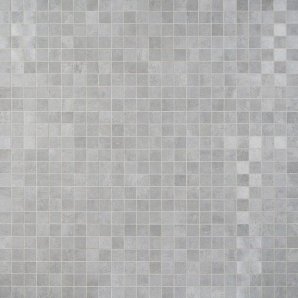 Pool Tiles | 1 sq. ft. Bond Excalibur Medium Gray 2×2 Matte Porcelain Mosaic Tile Excalibur Bathroom Bathroom