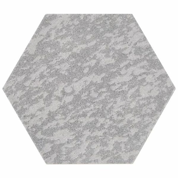 Pool Tiles | 1 sq. ft. Texstone Deco Gris Gray 9″ Matte Porcelain Hexagon Tile Gris Deco Bathroom Bathroom