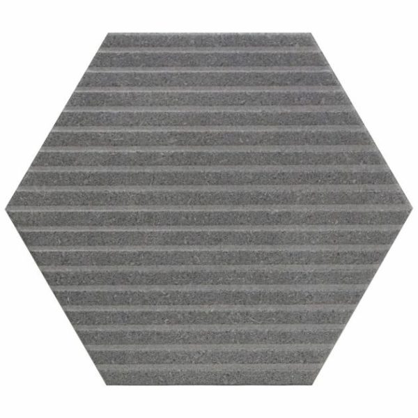 Pool Tiles | 1 sq. ft. Texstone Deco Gris Gray 9″ Matte Porcelain Hexagon Tile Gris Deco Bathroom Bathroom