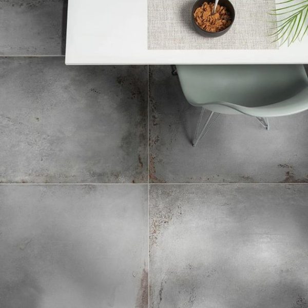 Wall Tiles | 1 sq. ft. Angela Harris Flatiron Gray 24×48 Matte Porcelain Tile Gray Bathroom Bathroom