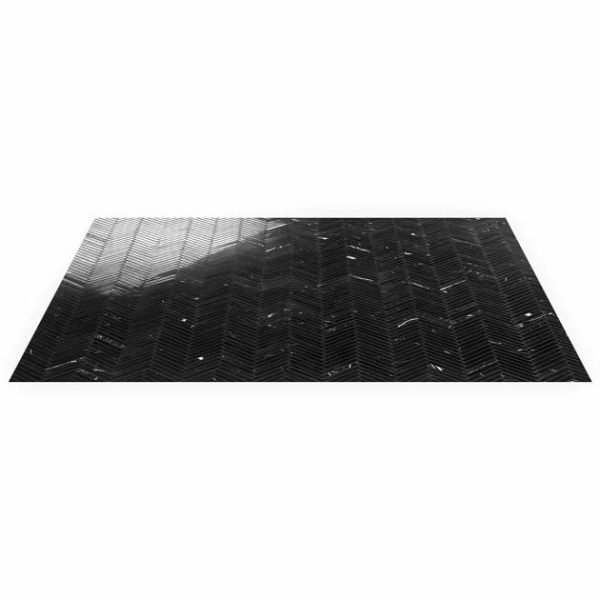 Backsplash & Kitchen | 1 sq. ft. Nero Marquina 1/2″ x4″ Herringbone Polished Marble Mosaic Tile .5X4 Backsplash & Kitchen .5X4