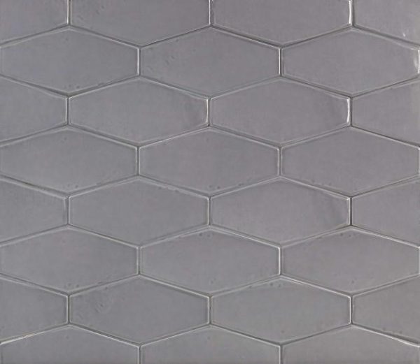 Bathroom | 1 sq. ft. Manchester Charcoal Gray 4×8 Hexagon Glazed Ceramic Wall Tile Charcoal Backsplash & Kitchen Backsplash & Kitchen