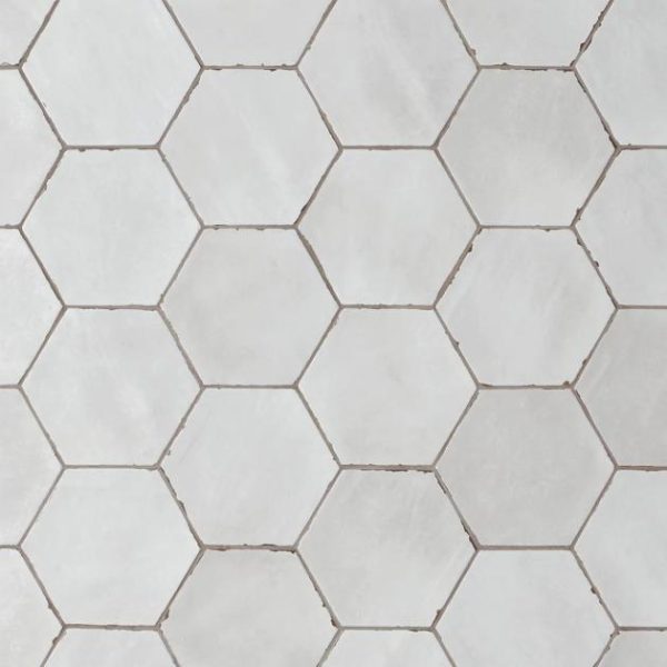 Bathroom | 1 sq. ft. Sasha Hex Rassa Gray 6″ Matte Porcelain Hexagon Tile Gray Backsplash & Kitchen Backsplash & Kitchen