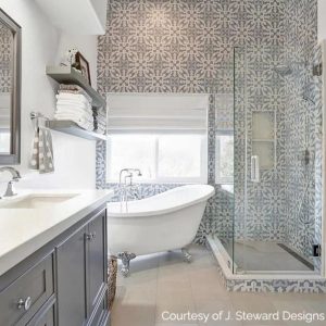 Shower | 1 sq. ft. Bella Moma 9×9 Matte Porcelain Tile Moma Backsplash & Kitchen Backsplash & Kitchen