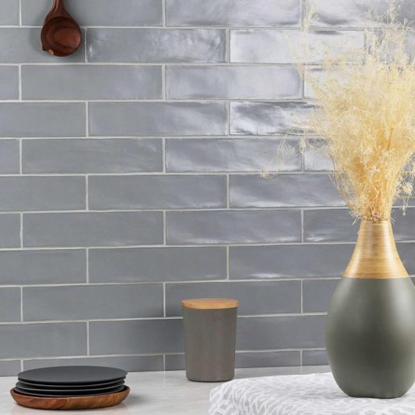 Bathroom | 1 sq. ft. Bayou Gray 3×12 Matte Ceramic Subway Wall Tile Gray Backsplash & Kitchen Backsplash & Kitchen