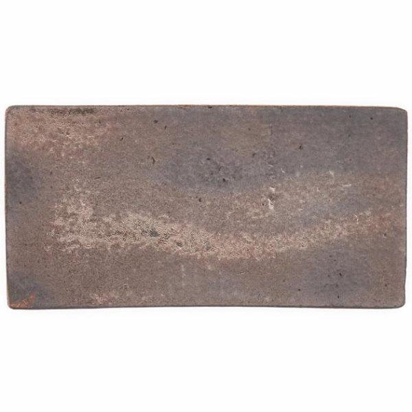 Bathroom | 1 sq. ft. Emery Bronze Brown 4×8 Metallic Handmade Crackled Terracotta Subway Tile Bronze Brown Backsplash & Kitchen Backsplash & Kitchen